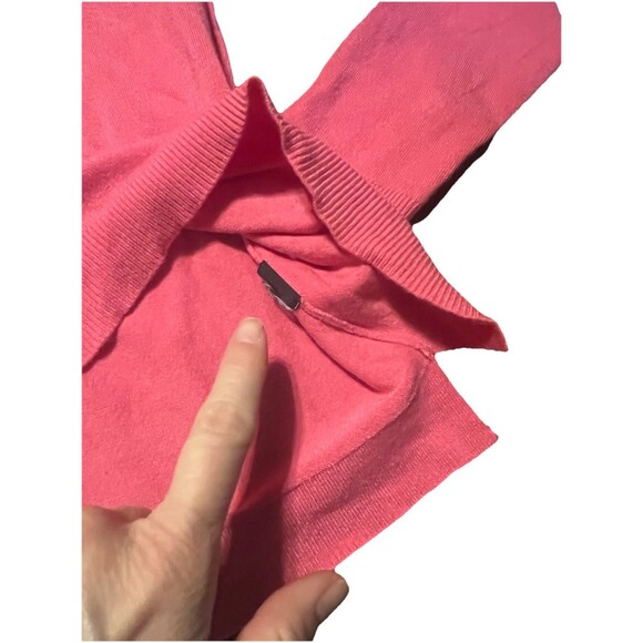 Golftini Women's V-Neck Pink Golf Sweater Size M - Picture 3 of 4